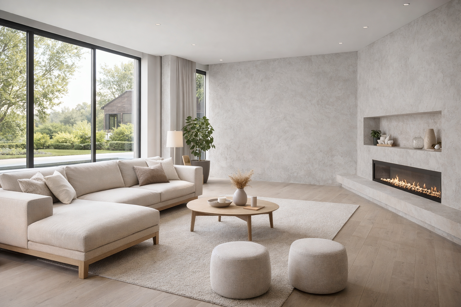 декоративная штукатурка песок интерьер