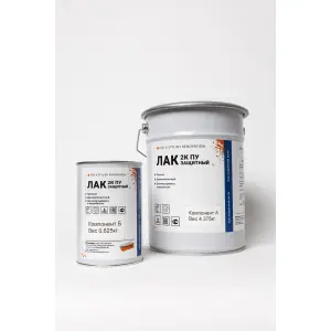 Защитный двухкомпонентный Лак 2К ПУ (А+Б) CZEMENTART 5 кг