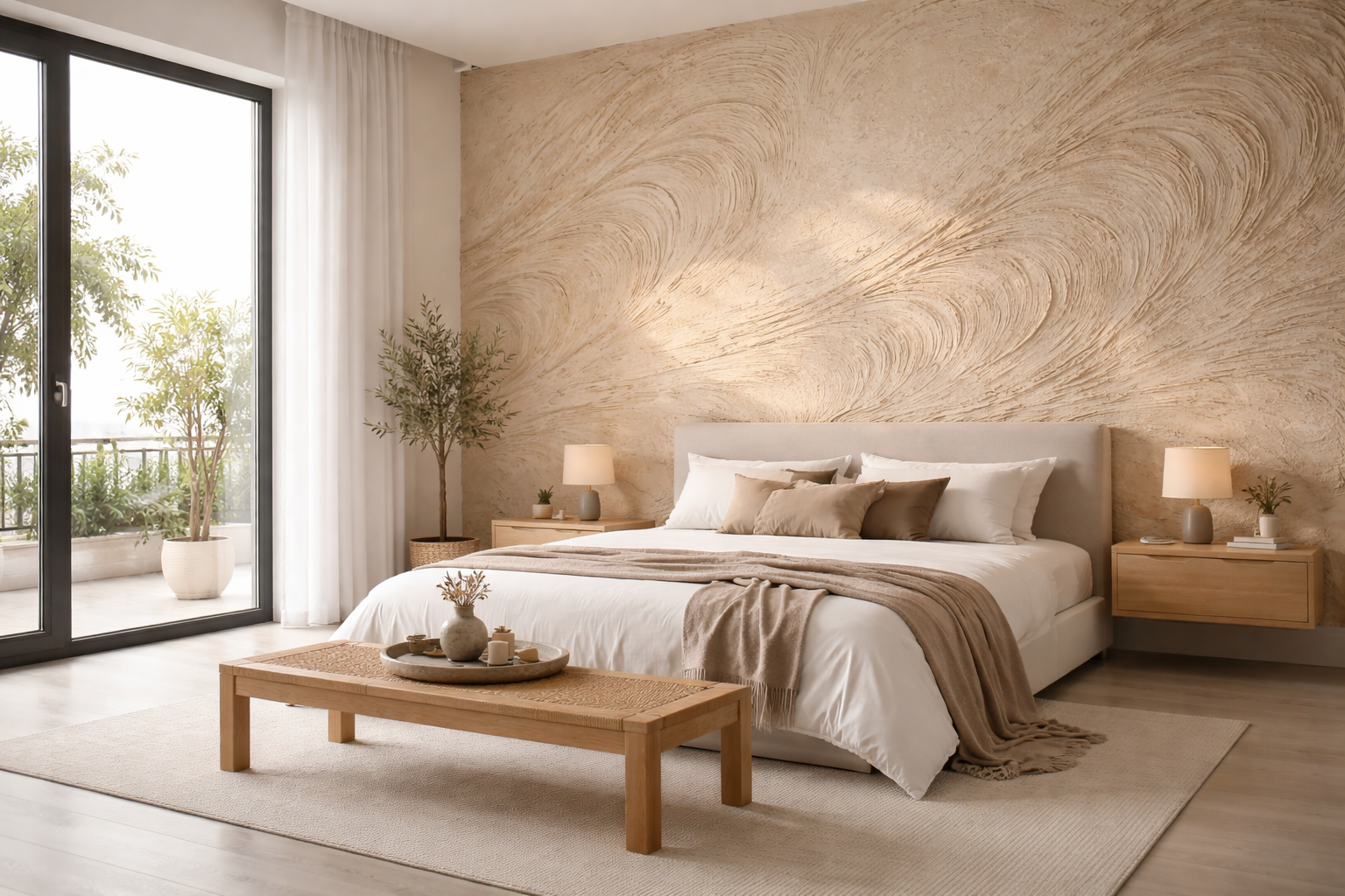 эффект песка декоративная штукатурка интерьер