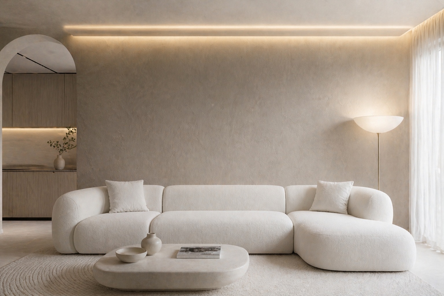 микроцемент с эффектом кожи