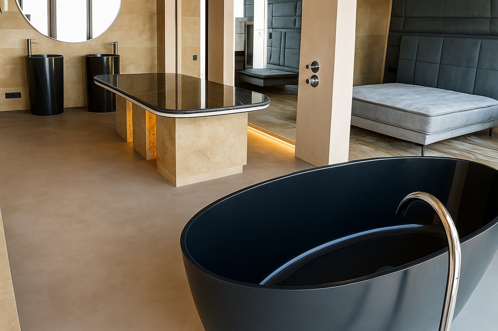 пол из микробетона