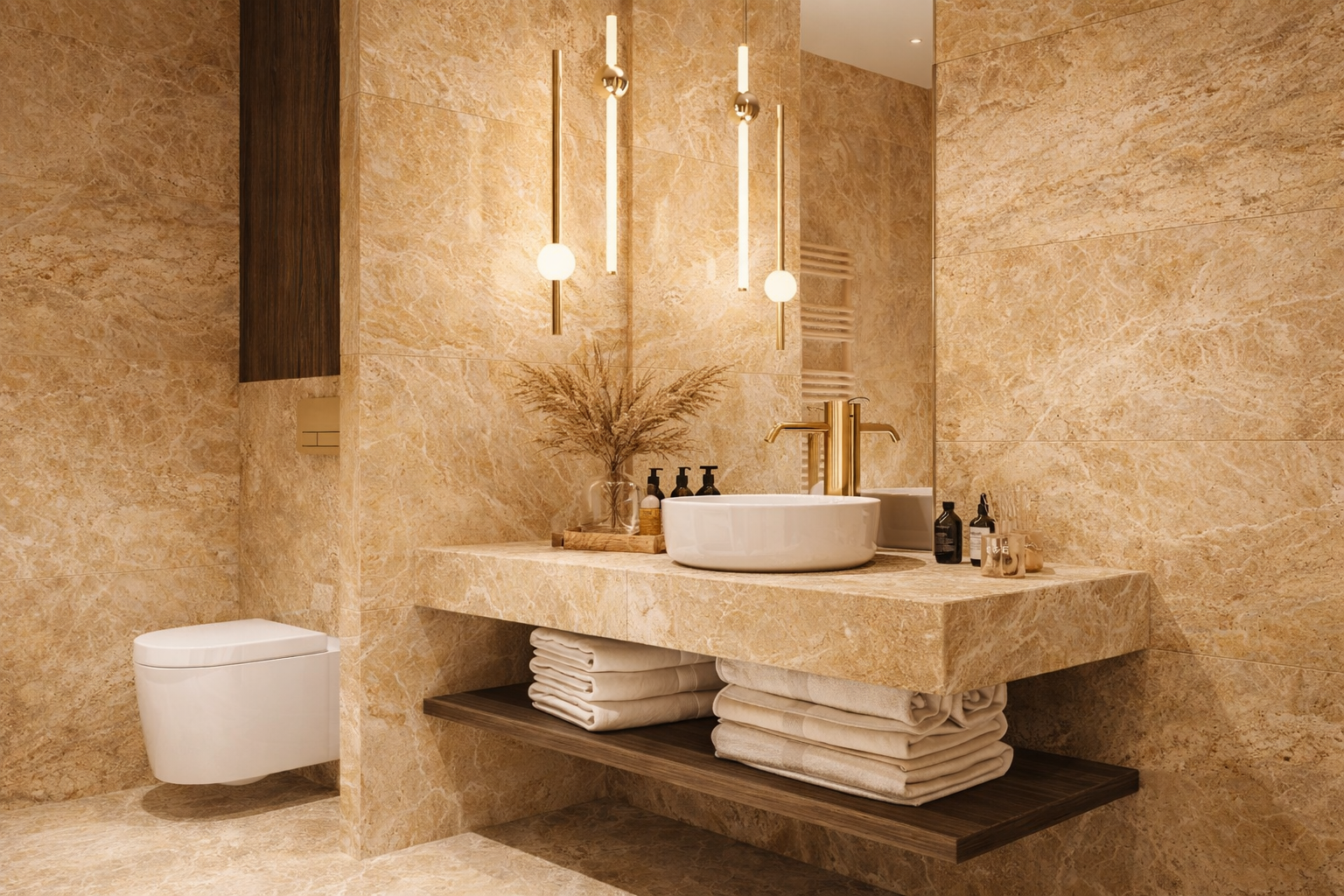 травертин декоративная штукатурка стены