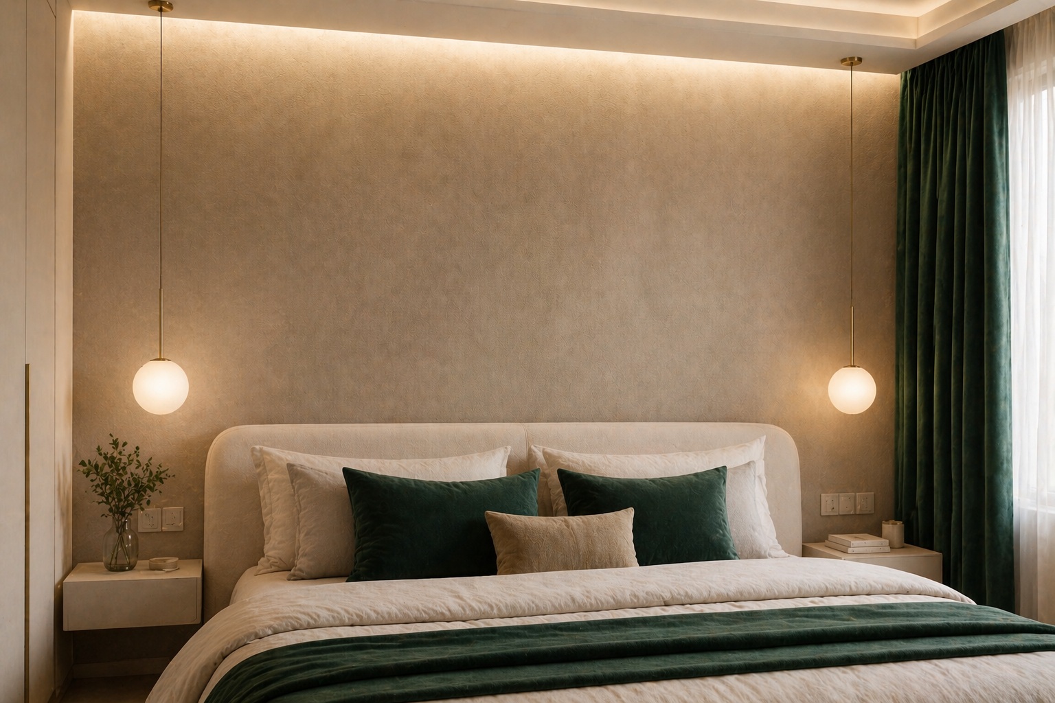 стена с эффектом велюра